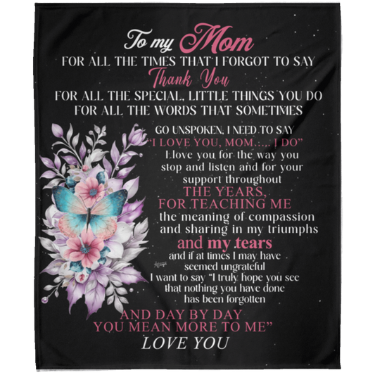 To My Mom | FLM Arctic Fleece Blanket