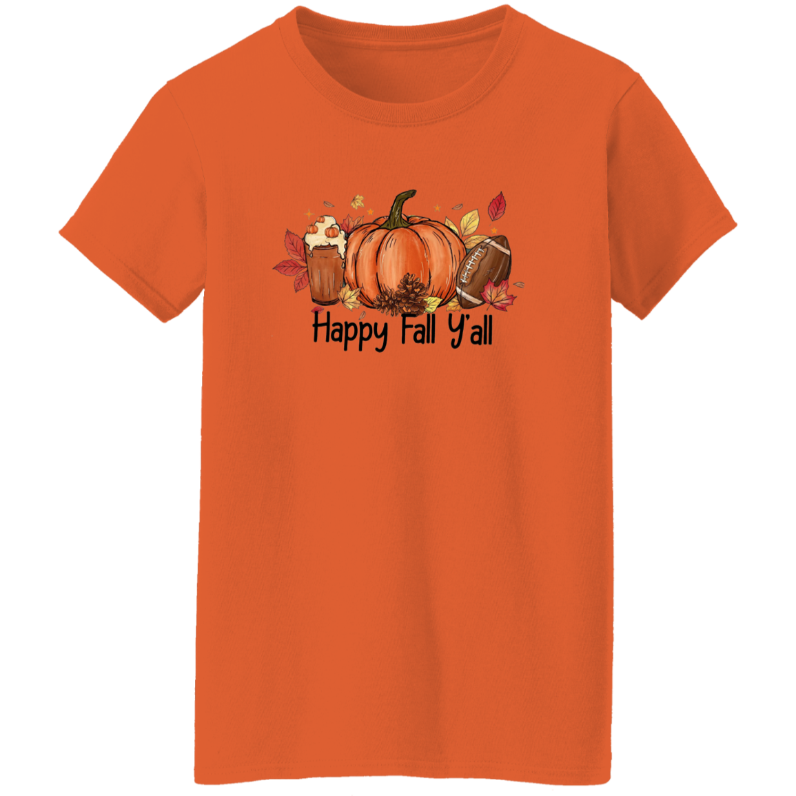 Happy Fall Y'all | Ladies T-Shirt