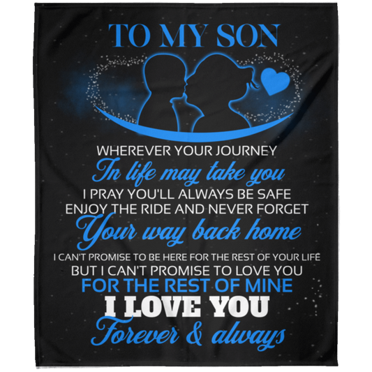 To My Son | FLM Arctic Fleece Blanket