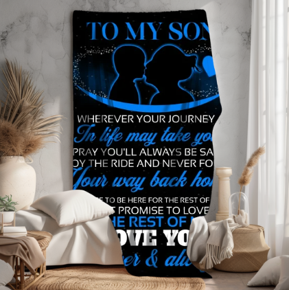 To My Son | FLM Arctic Fleece Blanket